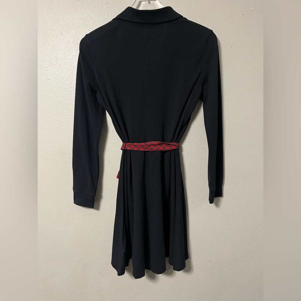 Polo Ralph Lauren Big Girls Plaid-Sash Knit Oxford Dress Size L(10- 12) NWT - Picture 9 of 9